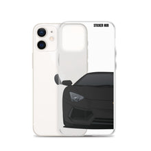 Load image into Gallery viewer, Black Lamborghini Aventadoor - iPhone Case