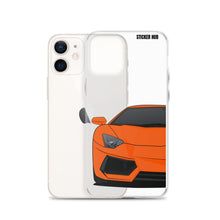 Load image into Gallery viewer, Orange Lamborghini Aventadoor - iPhone Case