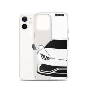 White Lamborghini Huracan - iPhone Case