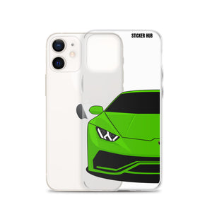 Green Lamborghini Huracan - iPhone Case