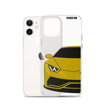 Load image into Gallery viewer, Yellow Lamborghini Huracan - iPhone Case