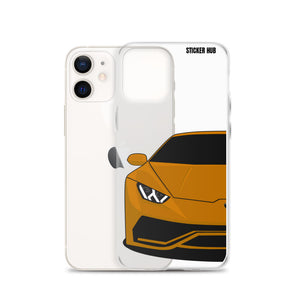 Orange Lamborghini Huracan - iPhone Case