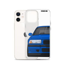 Load image into Gallery viewer, Blue BMW E36 - iPhone Case