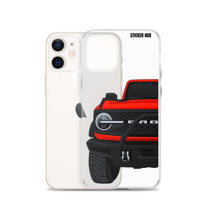 Red Ford Bronco "First Edition" - iPhone Case