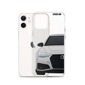 Silver B9 Audi S4 "Facelift" - iPhone Case