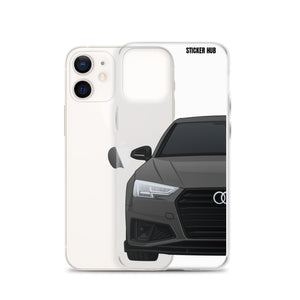 Gray B9 Audi S4 "Facelift" - iPhone Case