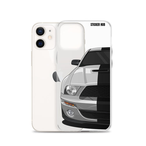 Silver 07-09 Mustang GT500 - iPhone Case