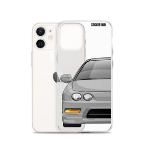 Silver Acura Integra - iPhone Case