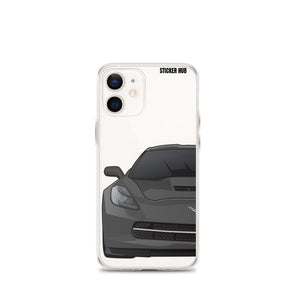 Gray C7 Corvette Stingray - iPhone Case