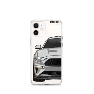 Silver 18-21 Mustang 5.0 - iPhone Case