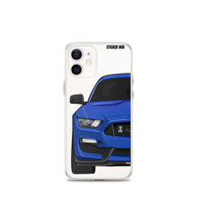 Load image into Gallery viewer, Lightning Blue Mustang GT350 - iPhone Case