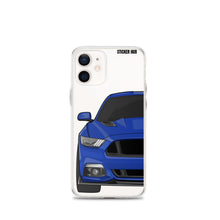 Load image into Gallery viewer, Deep Impact Blue 15-17 Mustang 5.0 - iPhone Case