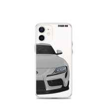 Load image into Gallery viewer, Silver MKV Toyota Supra - iPhone Case