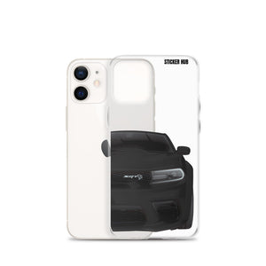 Black Charger Hellcat (Widebody) - iPhone Case