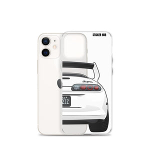 White Toyota Supra - iPhone Case