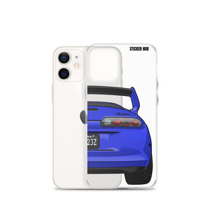 Blue Toyota Supra - iPhone Case