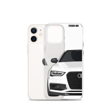 Load image into Gallery viewer, White B8.5 Audi S4 - iPhone Case