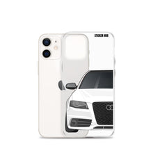 Load image into Gallery viewer, White B8 Audi S4 - iPhone Case