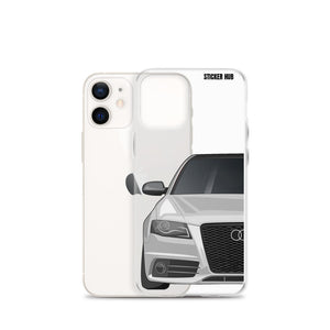 Silver B8 Audi S4 - iPhone Case