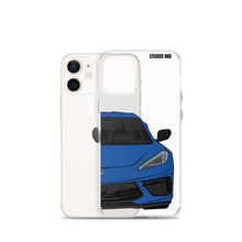 Load image into Gallery viewer, Elkhart Blue C8 Corvette - iPhone Case