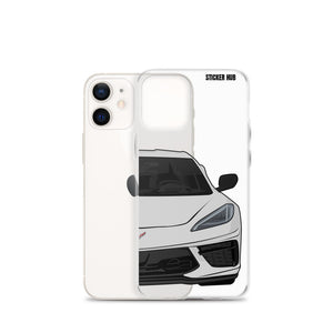 Ceramic Matrix Gray C8 Corvette - iPhone Case