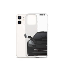 Load image into Gallery viewer, Black C7 Corvette Stingray - iPhone Case