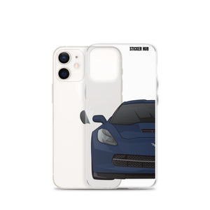 Night Race Blue C7 Corvette Stingray -iPhone Case