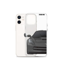 Load image into Gallery viewer, Gray C7 Corvette Stingray - iPhone Case