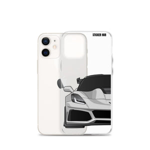 Silver C7 Corvette Zr1 - iPhone Case