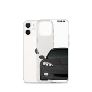 Black C6 Corvette - iPhone Case