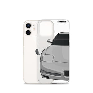 Silver C5 Corvette Z06 - iPhone Case