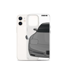 Load image into Gallery viewer, Pewter Gray C5 Corvette Z06 - iPhone Case