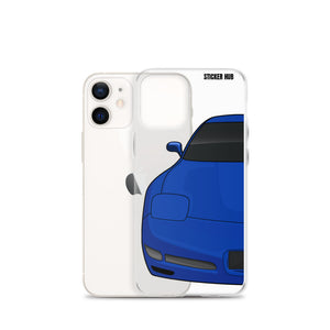 Electron Blue C5 Corvette Z06iPhone Case