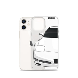 White C5 Corvette Z06 - iPhone Case