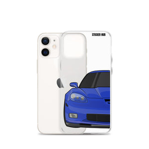 LeMans Blue C6 Corvette Z06 iPhone Case