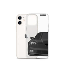 Load image into Gallery viewer, Black C6 Corvette Z06 - iPhone Case