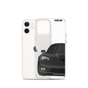 Black C6 Corvette Z06 - iPhone Case