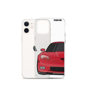 Victory Red C6 Corvette Z06 - iPhone Case