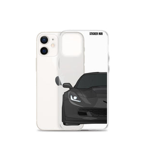 Black C7 Corvette Z06 - iPhone Case