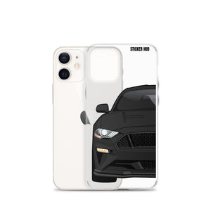 Black 18-21 Mustang 5.0 - iPhone Case