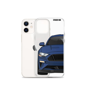 Kona Blue 18-21 Mustang 5.0 - iPhone Case