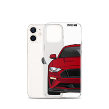 Load image into Gallery viewer, Ruby Red 18-21 Mustang 5.0 - iPhone Case