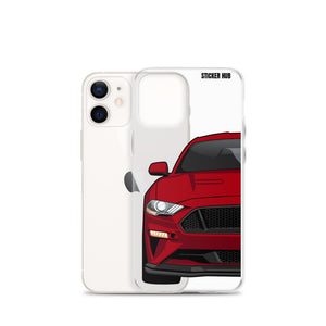 Ruby Red 18-21 Mustang 5.0 - iPhone Case