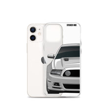 Load image into Gallery viewer, Silver 13-14 Mustang 5.0 - iPhone Case