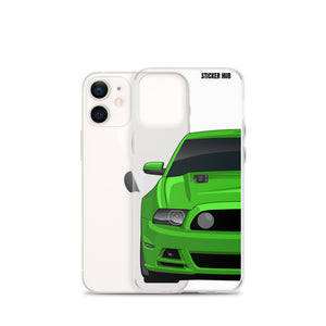 Green 13-14 Mustang 5.0 - iPhone Case