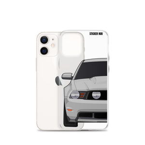 Silver 11-12 Mustang 5.0 - iPhone Case