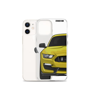 Yellow Mustang GT350 - iPhone Case