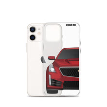 Load image into Gallery viewer, Red Cadillac CTS-V - iPhone Case