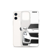 Load image into Gallery viewer, White Cadillac CTS-V - iPhone Case