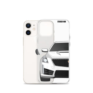 White Cadillac CTS-V - iPhone Case